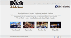 Desktop Screenshot of deckathollybeach.com